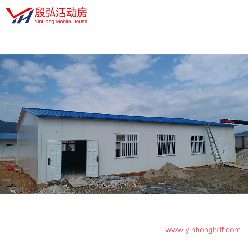 Africa Cheap Cladding Prefab Steel Structure Factory Caravan Prefab House