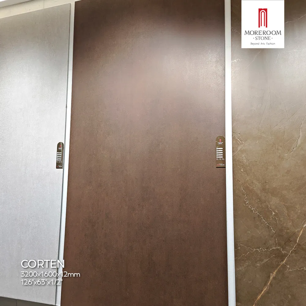 Big Size Sintered Stone Corten Marble Tiles for TV Background Wall Design