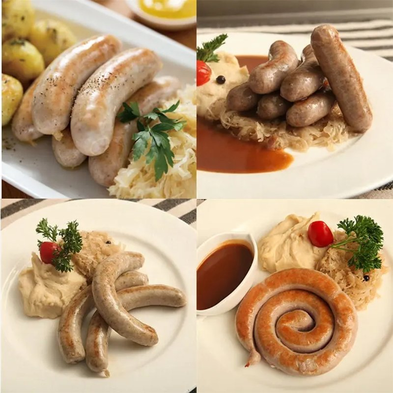 Electric High Capacity Vacuum Sausage Stuffer Linker Sausage Tying Machine Meat Quantitative Filling Machine
