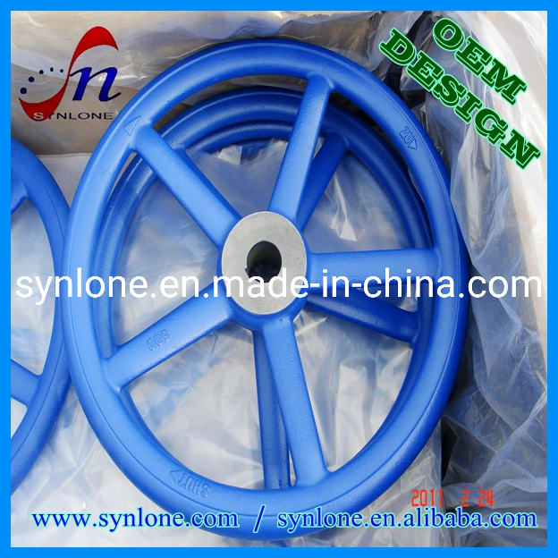 OEM Customized Iron Hand Wheel for Machine Part