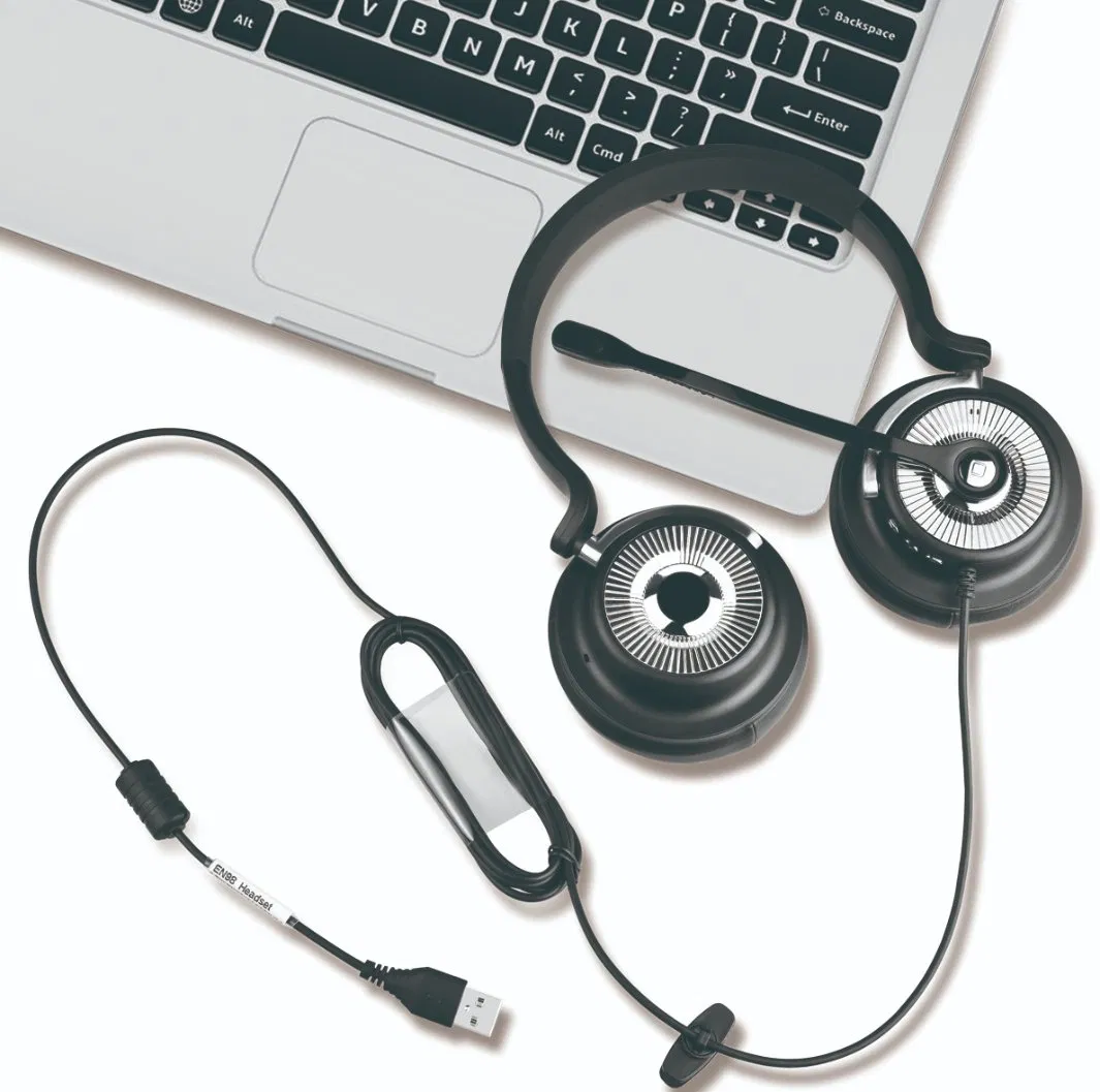 Premium Active Noise Cancelling Over-Ear Wireless Headset with HD Microphone