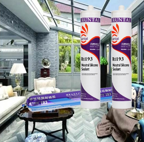 Runtai Sealant Manufacturer Weatherproof Neutral Silicone Adhesive for Windows and Doors