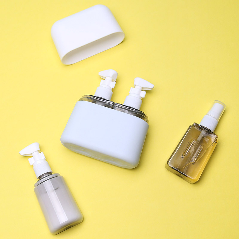 Wholesale Customization Colorful Leak Proof Silicone Reusable Travel Bottles Set