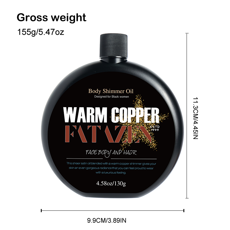 Fatzen Skin Care Products Beautiful Products Lighting Beautify Glitter Skin Glittering Design for Black Women Body Shimmer Oil