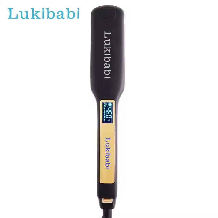 Salon-Quality Titanium Flat Iron for Effortless Hair Styling