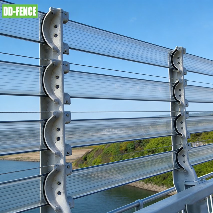 Custom Acrylic Wind Screen Panels High Transparency Acrylic Wind Barrier