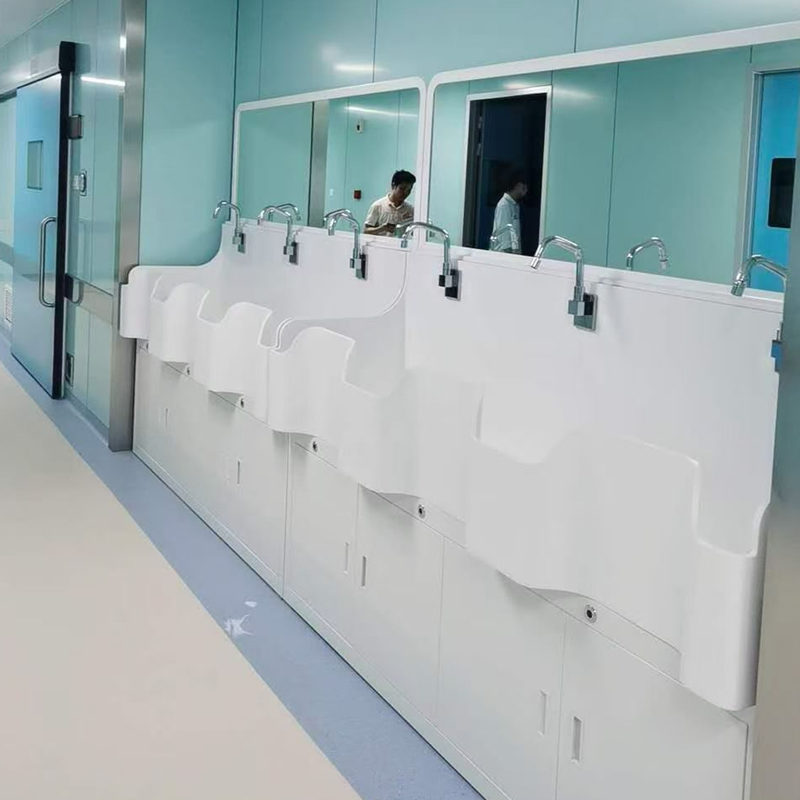 Wave Style DuPont Corian Automatic Faucet Sink