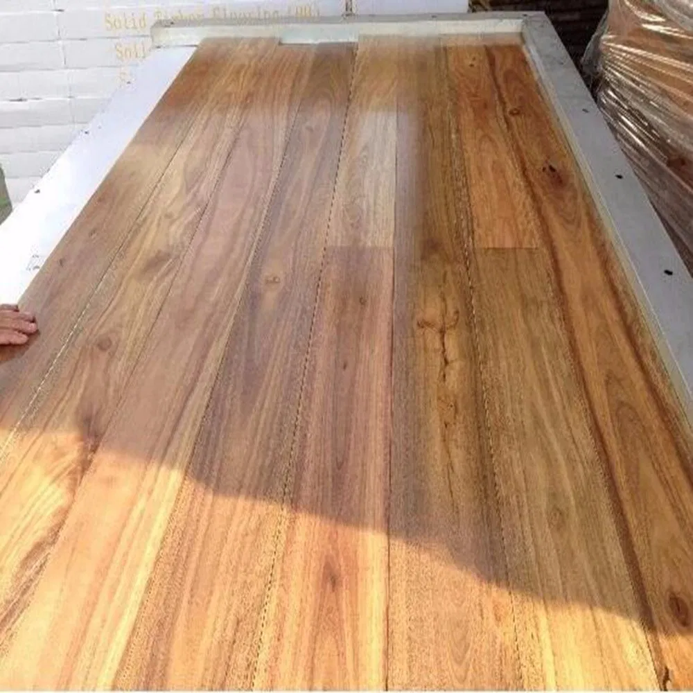 Household/Commercial Solid Spotted Gum Hardwood Flooring with Squre Edges