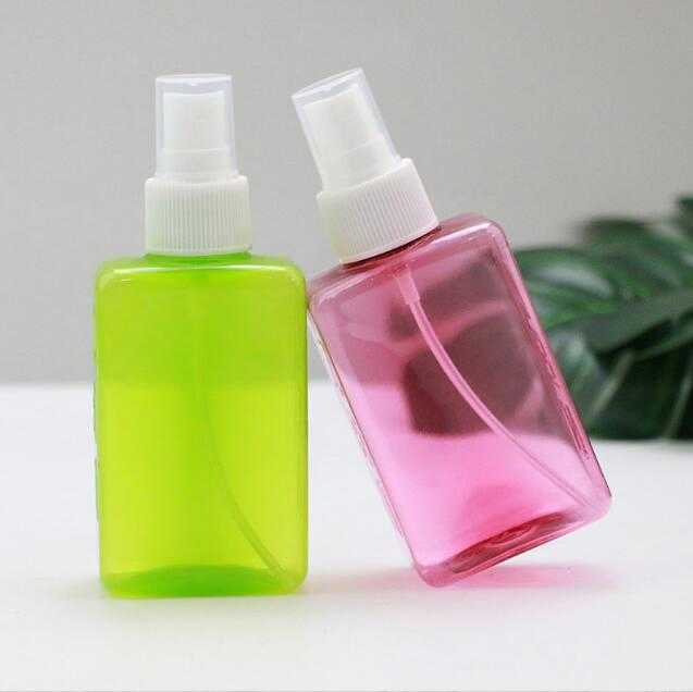 Portable 120ml Square Shape Personal Care Perfume Spray Bottle for Travel