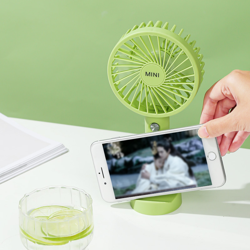 Handheld Cooling Fan CE Small Electric Fan, Portable USB Charging, Summer Appliances 4W 1200mAh Mini Desktop Fan