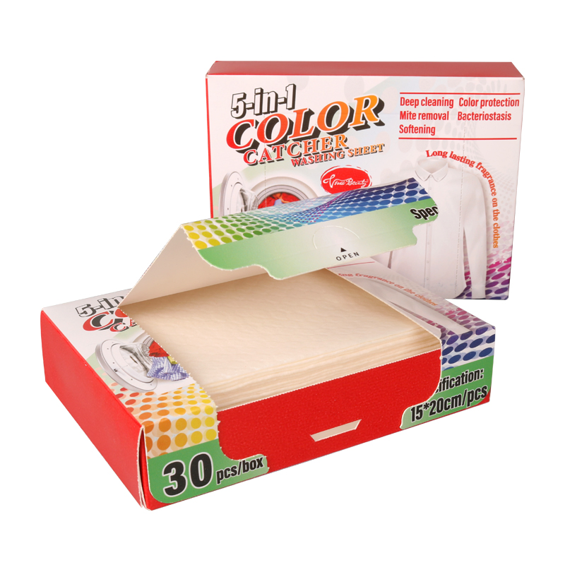 Hot Selling 5-in-1 Color Catcher Fabric Washing Sheet