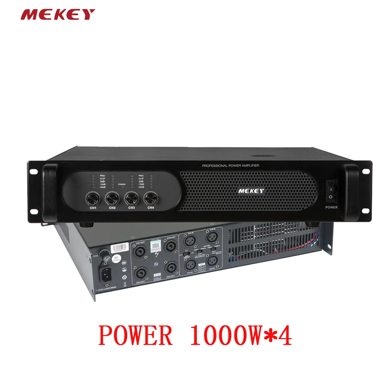 Профессиональный усилитель MEKEY MP-26410, 4x1000Вт