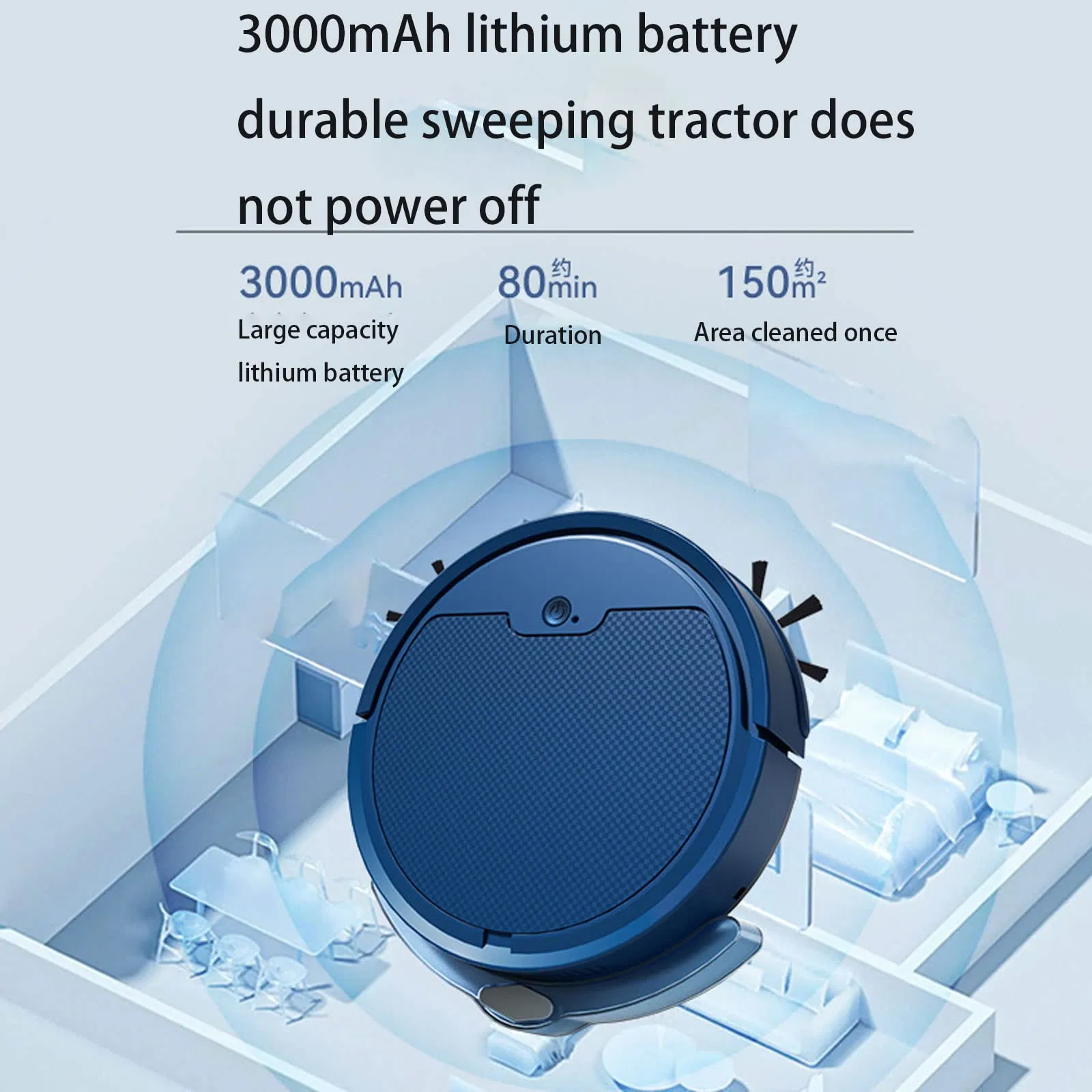 New Sell 2023 Hot Mop APP Control Multiple Modes Robot Vacuum Cleaner