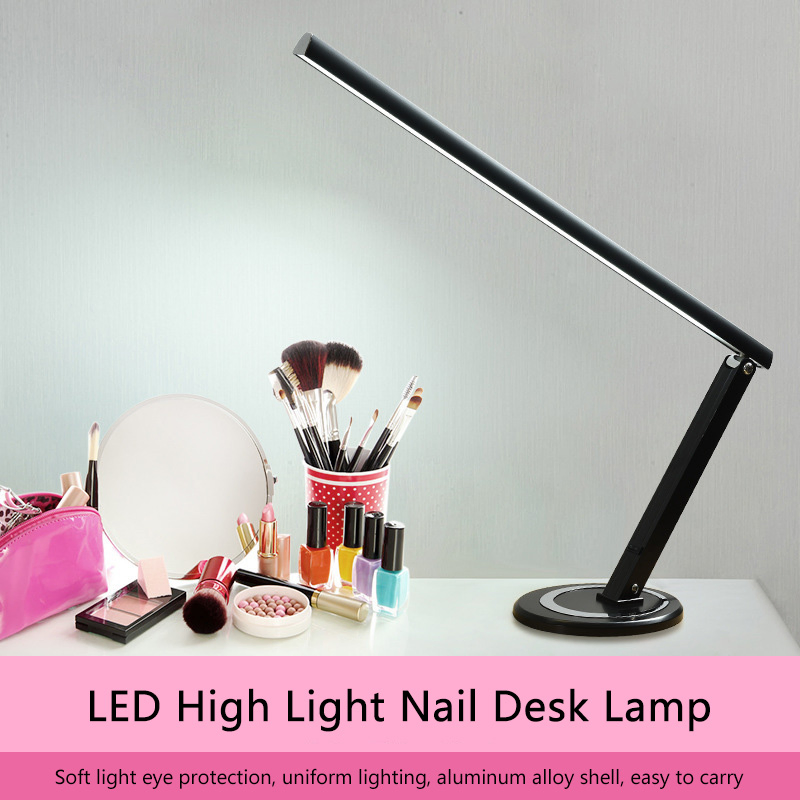 Suitable for Reading Lamps Adjustable Metal Desk Nail Salon Manicure Table LED Light Folding Nail Table Lamp