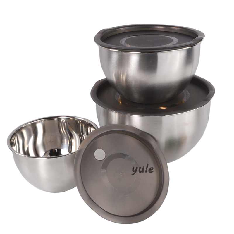 Heavy Duty for Cooking Baking Mixing and Serving Stainless Steel Mixing Bowl