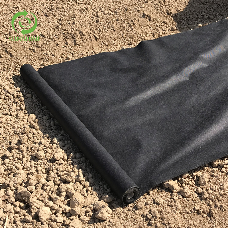 Polypropylene Nonwoven Geotextile 50GSM/100GSM/150GSM/Customized Nonwoven Fabric Roll Weed Barrier Landscape Fabric