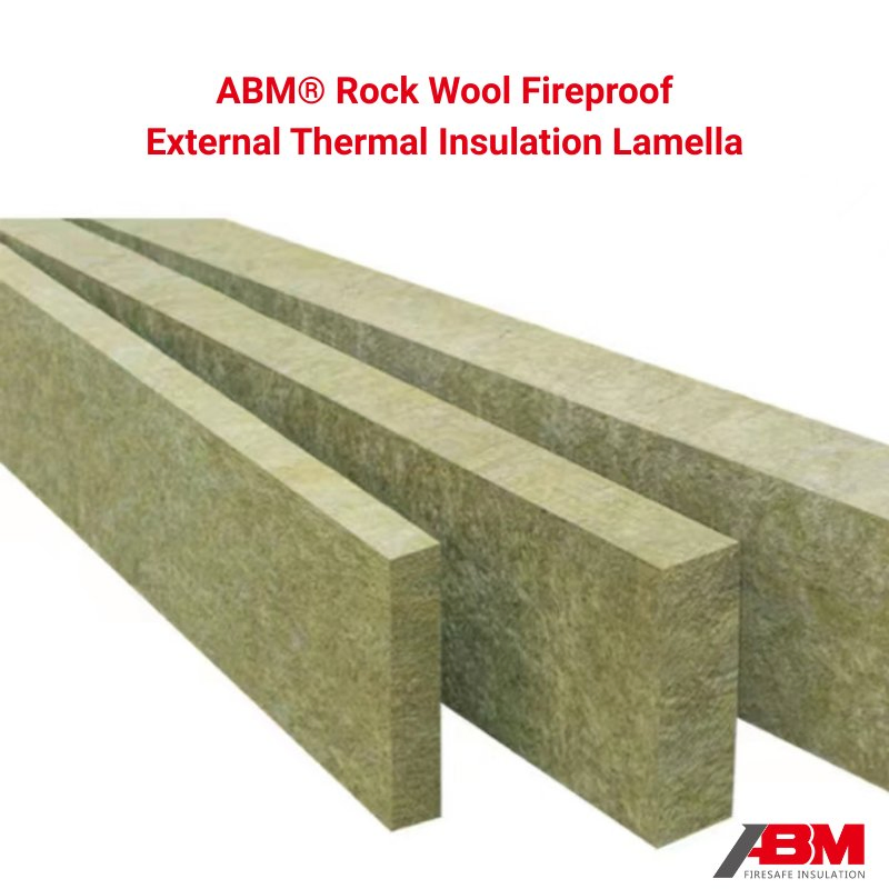 Abm® Frl Fireproof Rock Wool Strip External Wall Insulation/Curtain Wall Syste/Etics/Eifs Compatible Rock Wool Lamella