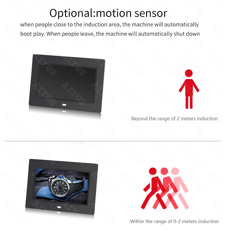 Wholesale Price DPF-7710 HD Bulk Digital Photo Frame 7 Inch Video Playback Gift Digital Picture Frame with Custom Packing Logo