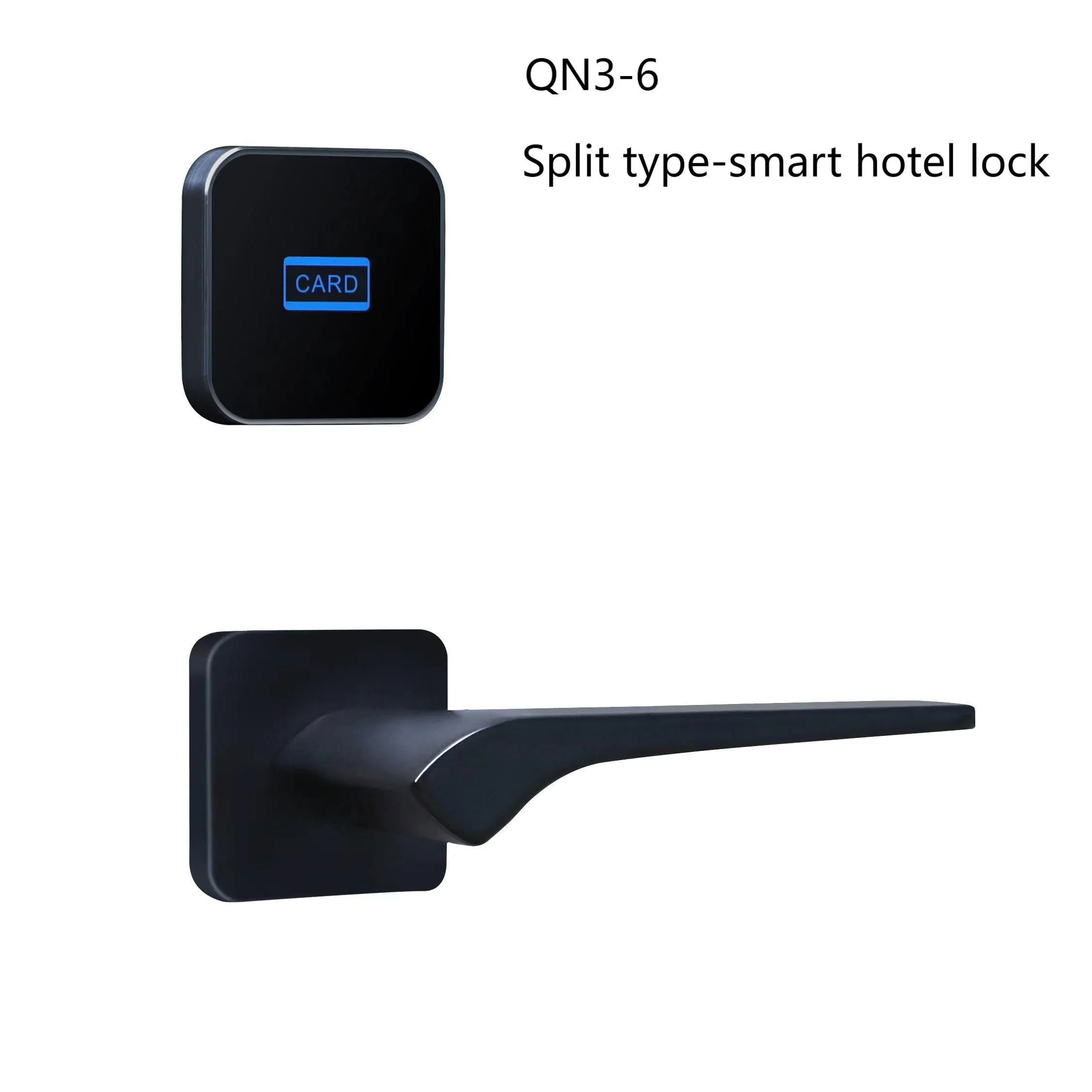 Electronic Key Card Reader Door Smart Lock for Hotel/Apartment with Free Software