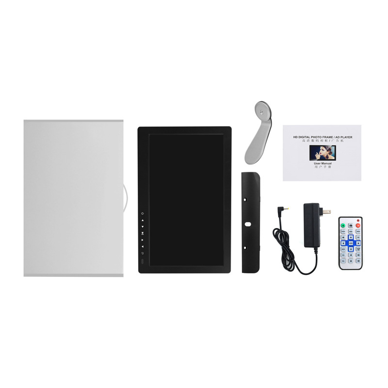 12.5 Inch Front Touch-Button Digital Photo Frame Advertising Machine Video Player