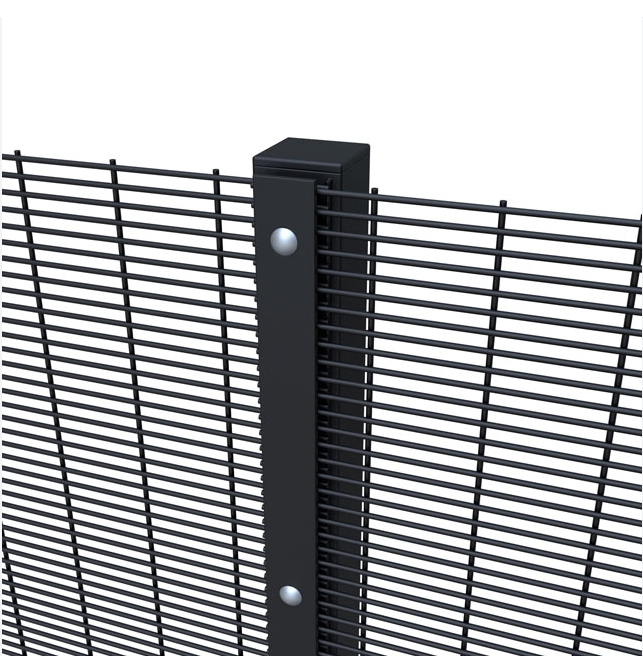 High Security PVC Coated Clear View Anti-Climb Fence