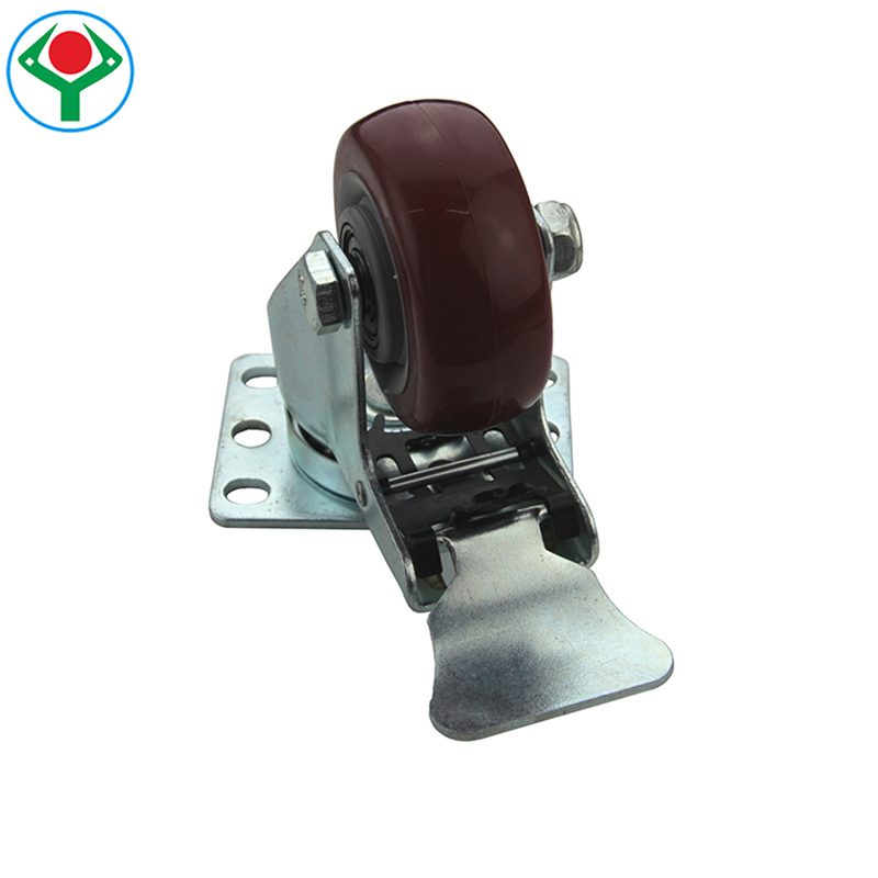 3 Inch Univeral Height Adjustable Swivel Industrial Heavy Duty Casters Wheels with Break