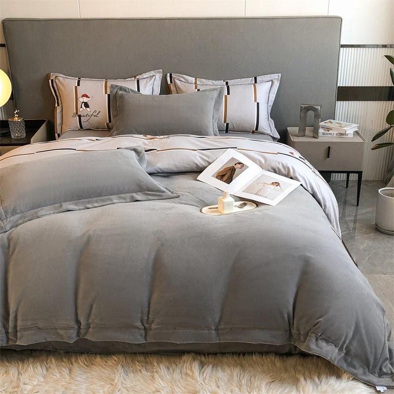 Bed Linen Cartoon Quilt Cover Comforter Set Bedding Cotton Bed Sheet