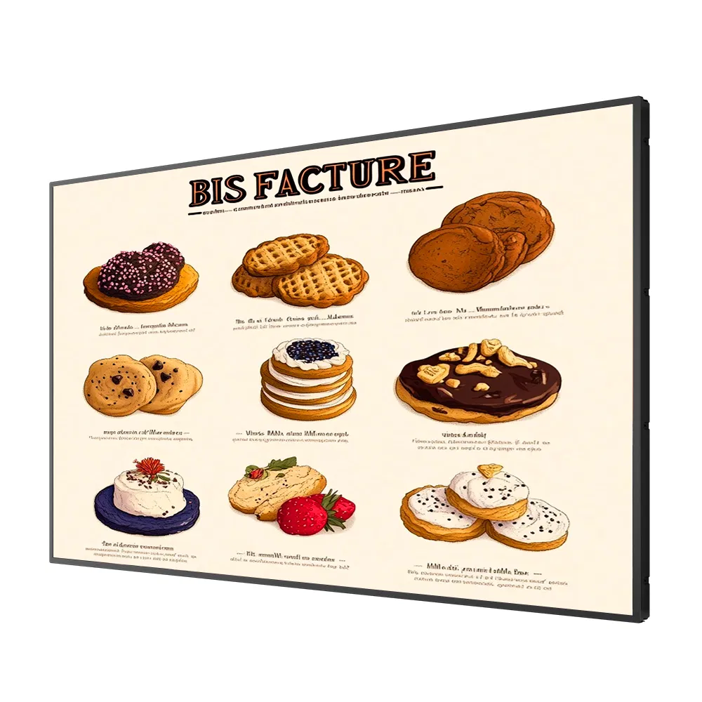 Easy-to-Read LCD Displays for Shop Windows; High-Brightness Hanging Digital Signage Displays