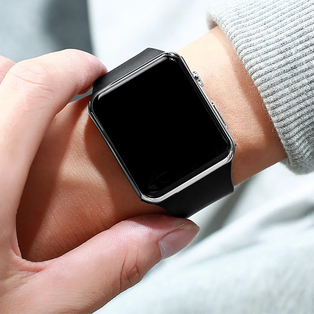 Boy's Gift Watch Set Sports Black Necklace