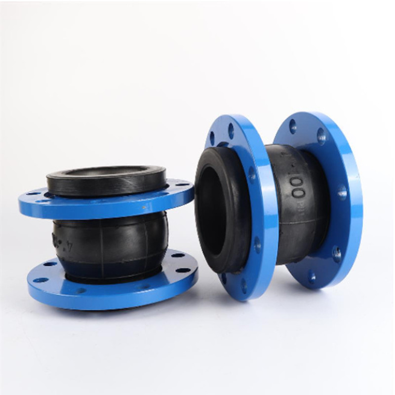 Metal Steel Flange Connector Rubber Expansion Joint Single Sphere Rubber Expansion Joint