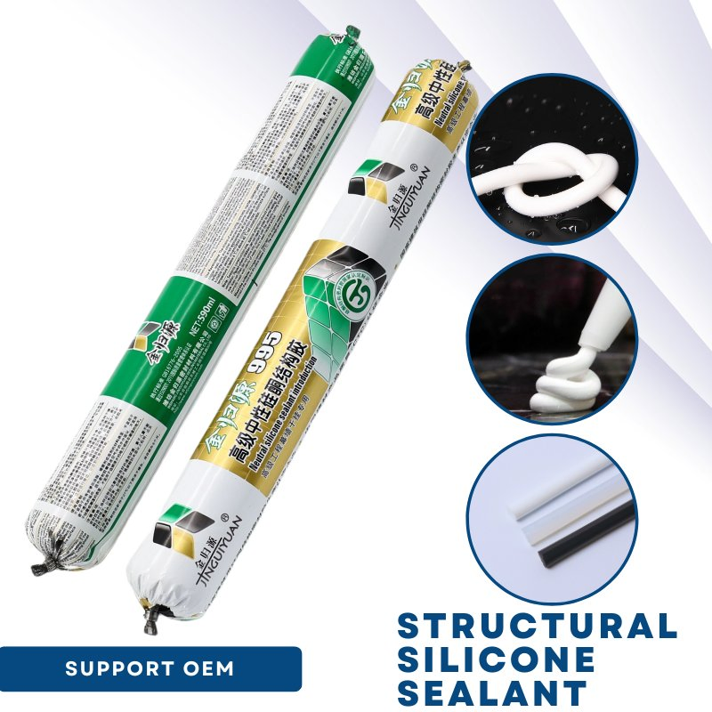 White Adhesive Neutral Silicone Sealant Structural Adhesive