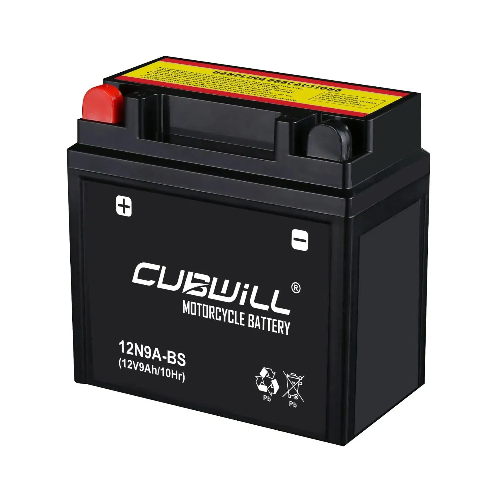 Аккумулятор 12V 9Ah 12N9A-BS для мотоциклов и скутеров