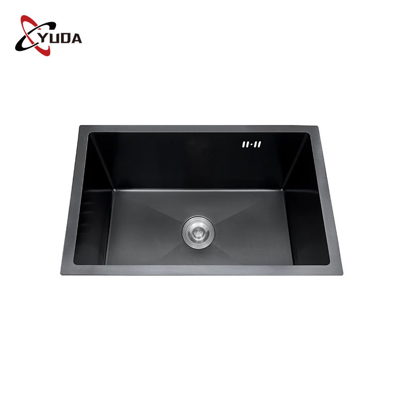 Premium Black Nano Coated Stainless Steel Kitchen Sink for Durability