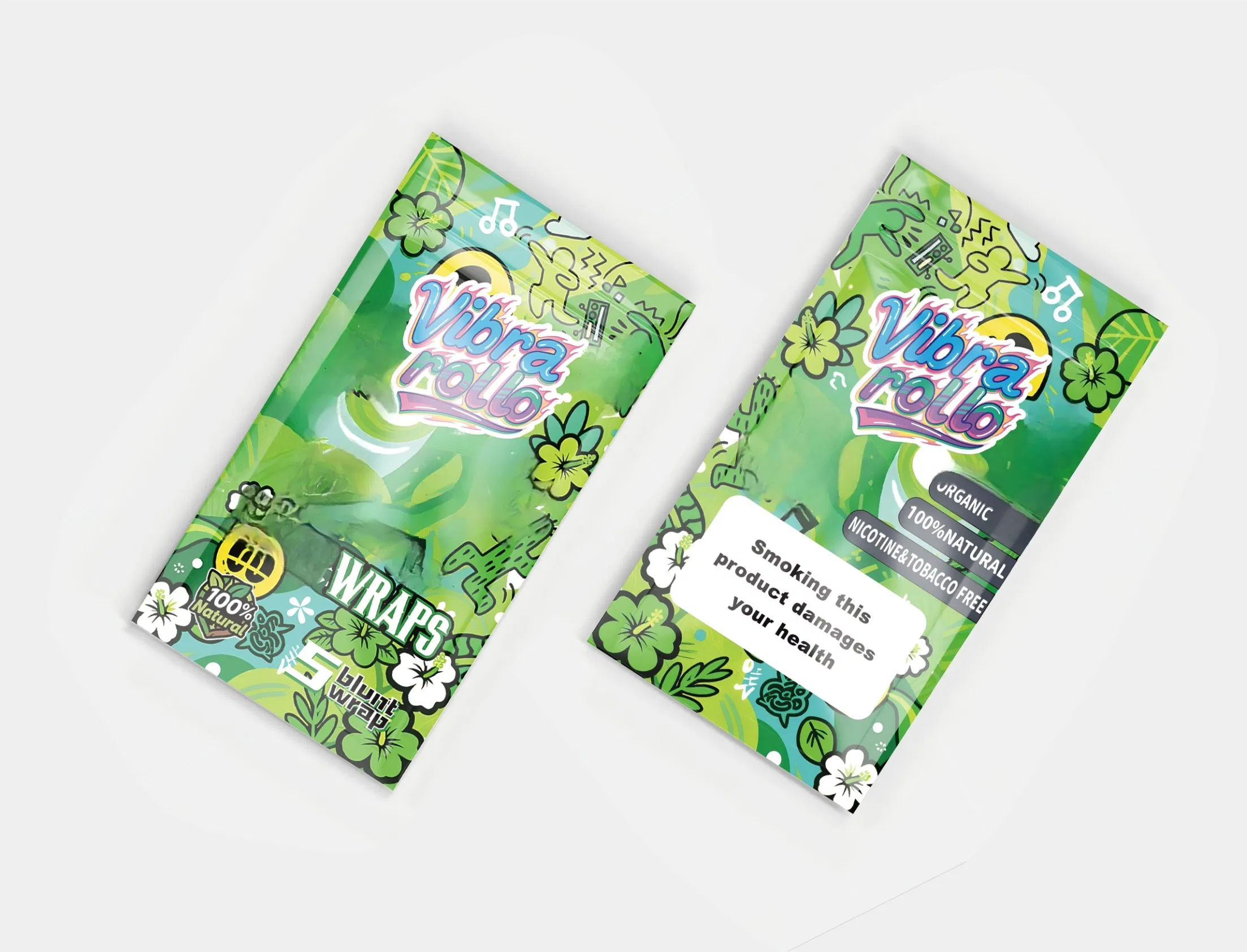 Custom Tobacco Papers Flexible Artistic Flat Blunt Paper