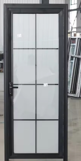 Sound Proof Office Entrance Glass Dutch Door Aluminium Metal Glass Double Entry Doors From China