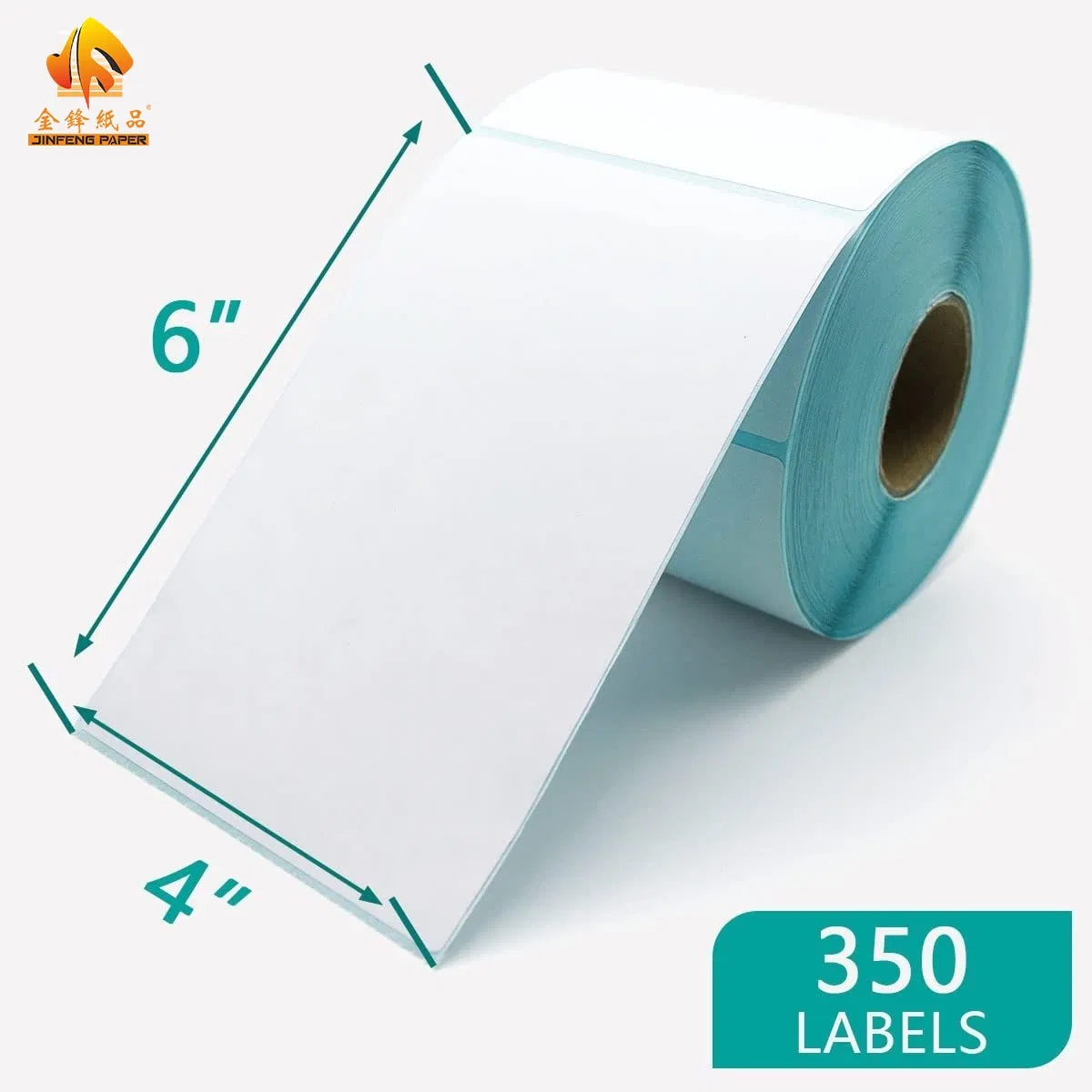 High Quality Customize Fanfold Self Adhesive Thermal Label for Barcode 4X6 Address Shipping Label