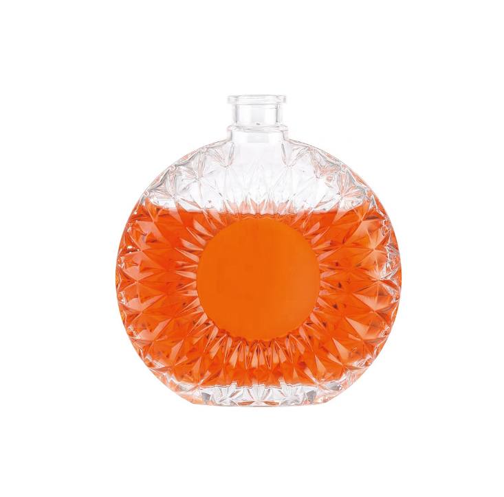 Free Sample 500ml Empty Xo Whisky Glass Bottles Wholesale