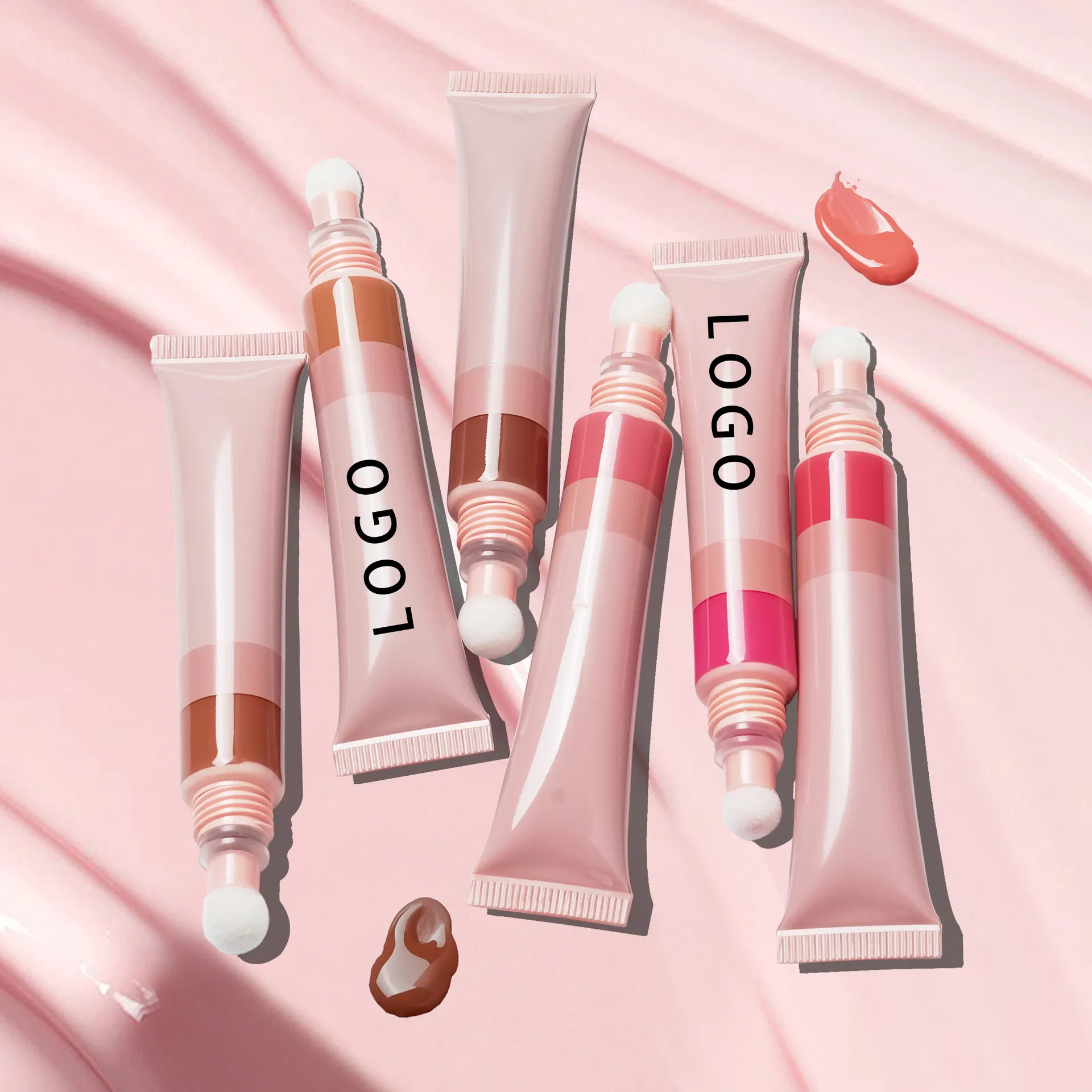 Private Label Squeeze Tube Makeup Blush Long Lasting Waterproof Liquid Blush Contour