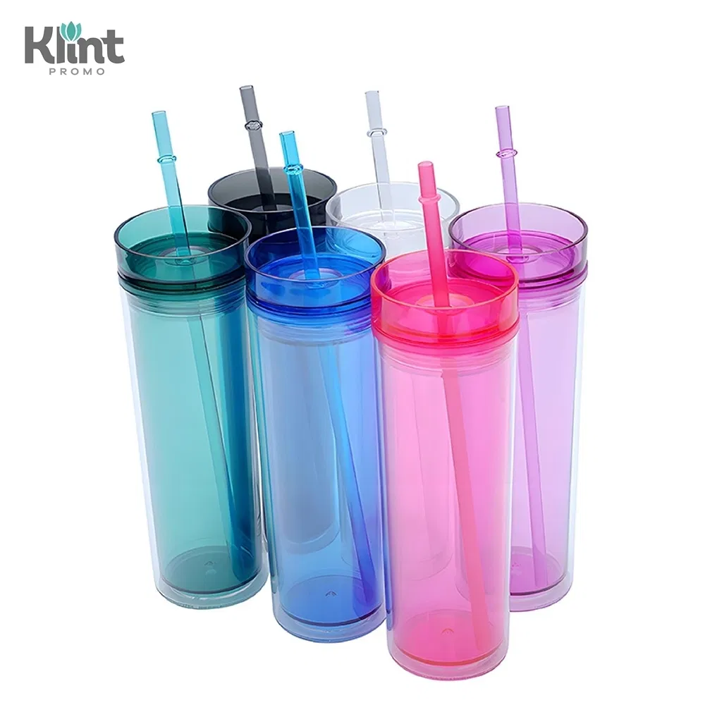 Durable 450 ML Plastic Straw Mug with PS Cap for Easy Drinking