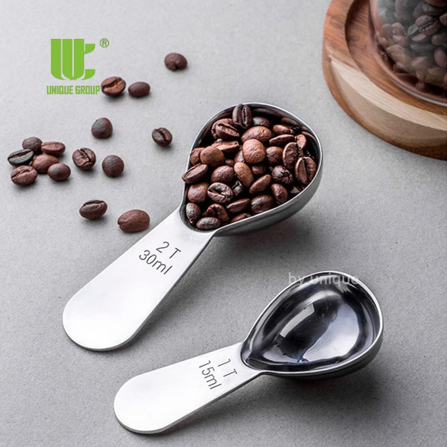 Reusable Coffee Spoon 30ml 2 Tablespoon Stainless Steel Measuring Spoon for Baking Cocoa Flour Dry Ingredient OEM