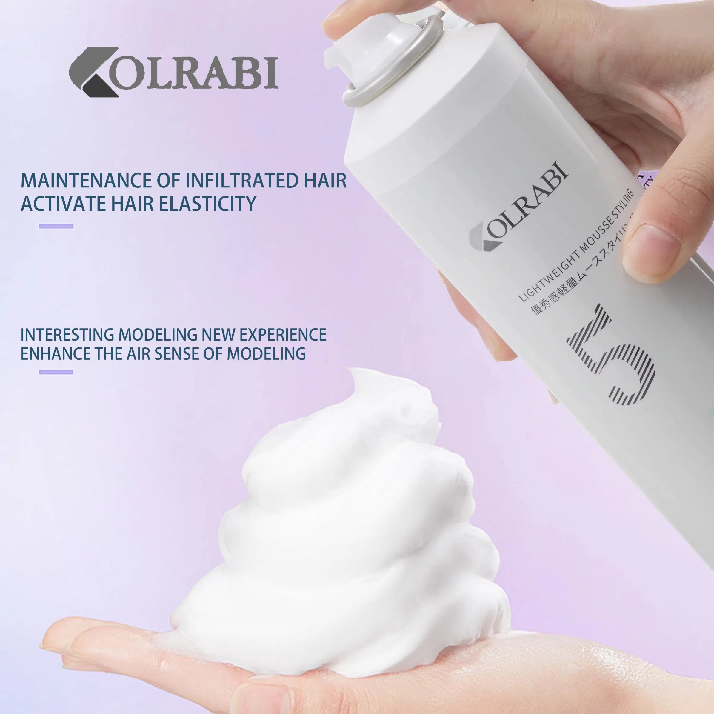 No Drying Alcohol Hair Mousse Curly