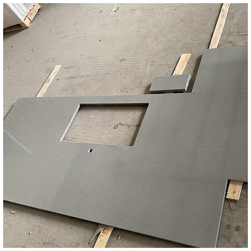 Engineered Pure Grey Quartz Countertops