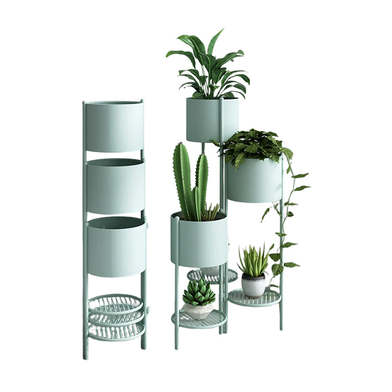 Chic Indoor Plant Rack Stylish Floor Plant Rack Modern Multi-Tier Indoor Plant Stand for Living Room