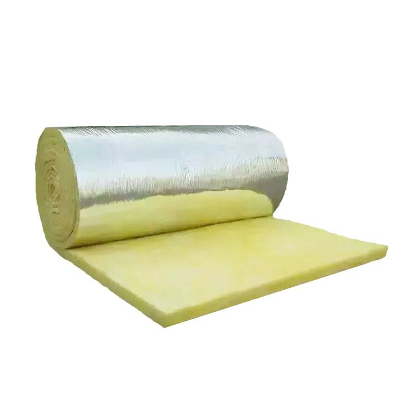 Fireproof Heat Insulation Water Repellent Vacuum Aluminum Foil Veneer Glass Cotton Roll Felt