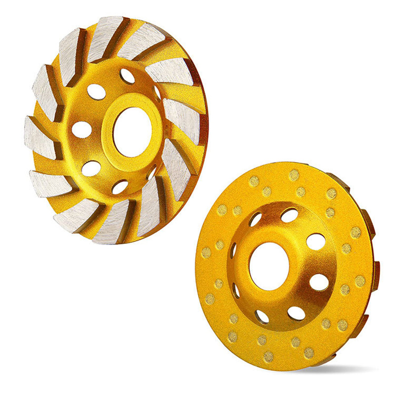 100mm 115mm 125mm 150mm High Hardness OEM Customized Diamond Grinding Wheel Deburring Concrete Floor Turbo Cup Wheel
