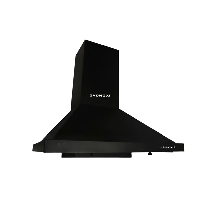 Top Sale Kitchen All Black Stainless Steel Panel Cooker Range Hood
