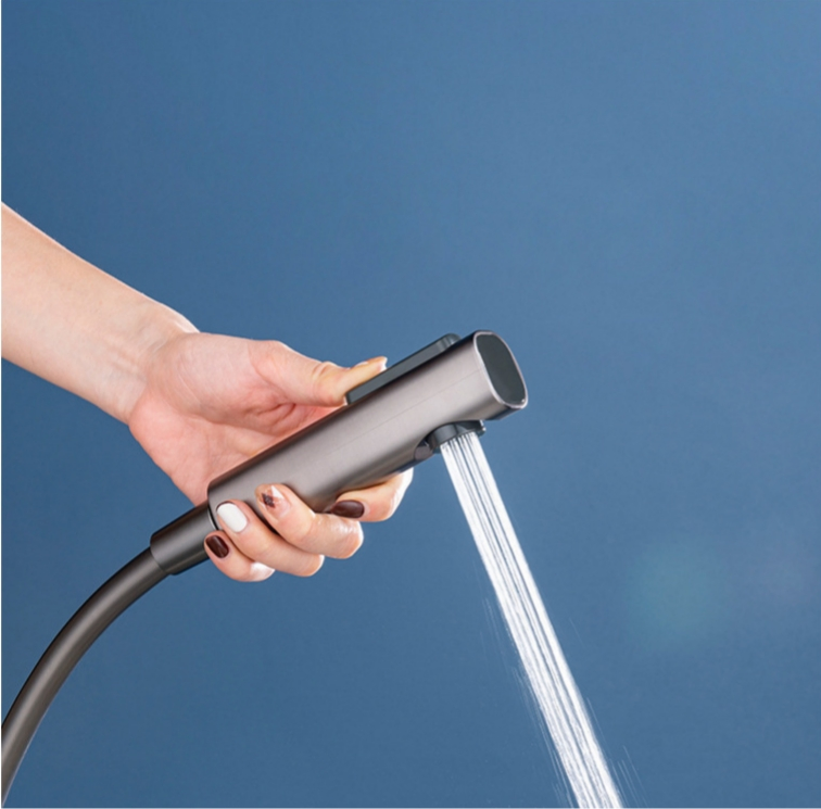 Gunmetal Grey Brass Shower Set