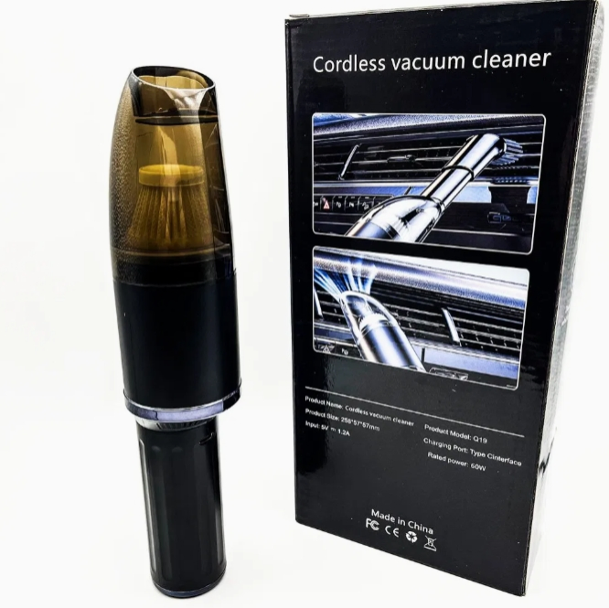 120W Wireless Auto Portable Car and Home Handheld Cleaning Car Vacuum Cleaner