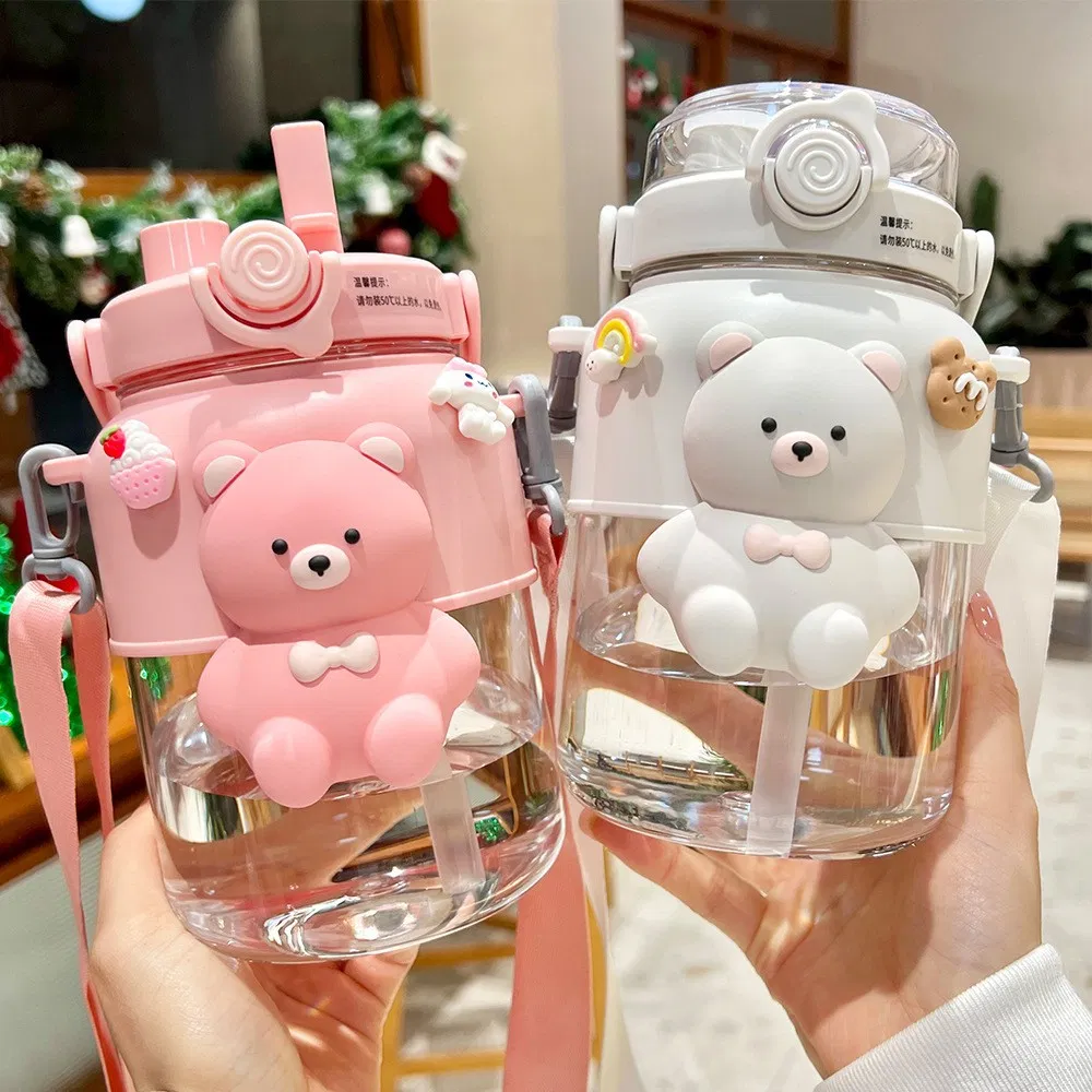 Детская пластиковая бутылка для воды, 1 л