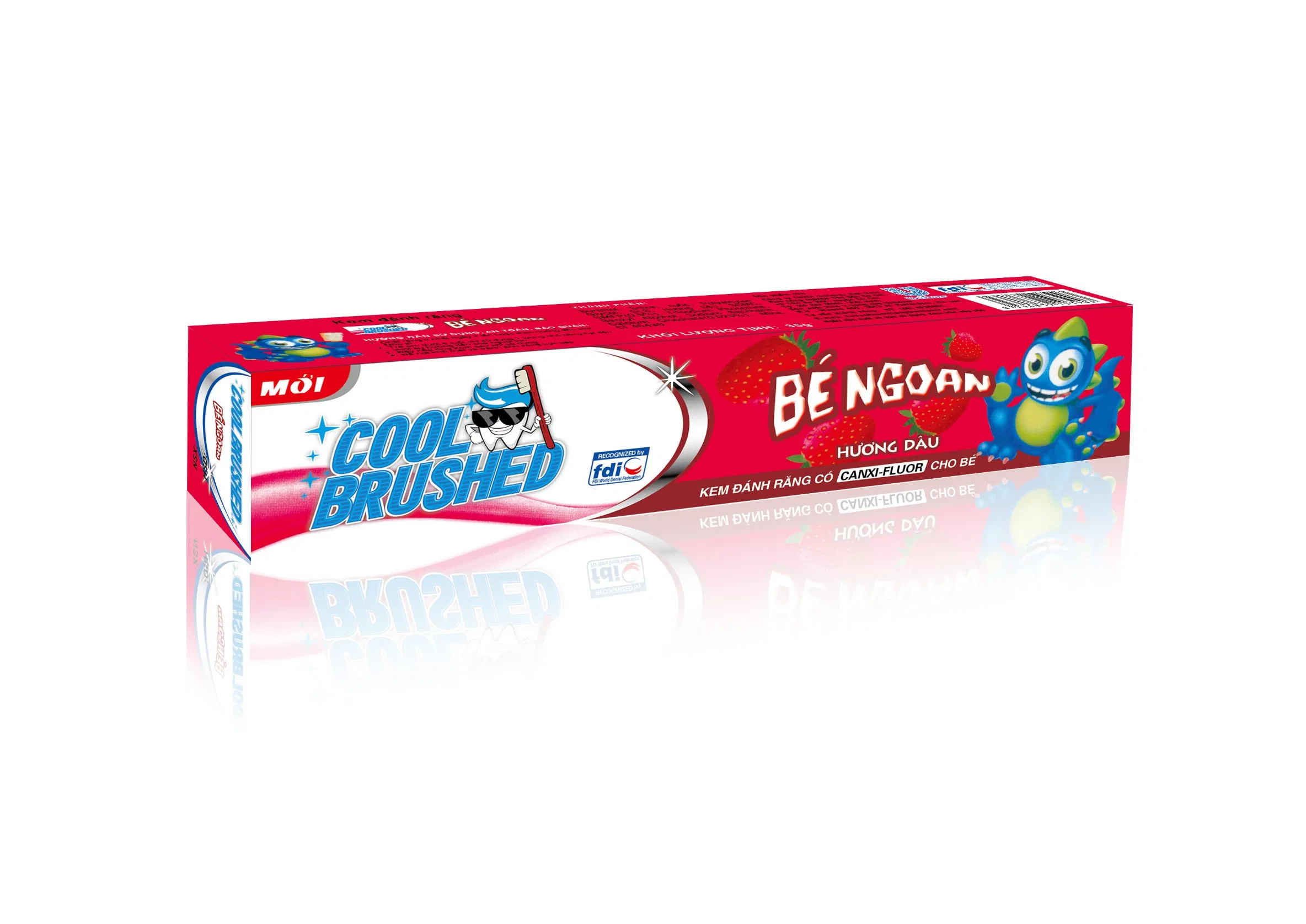 Customized Logo Whitening Toothpaste with Refreshing Mint Flavor